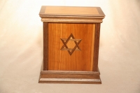 (SD3)Star David Contemporary Cherry Urn