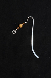 Flower Bead Bookmark w/ Swaroski Crystal