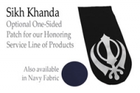 PATCH LASER-CUT SIKH KHANDA BLACK